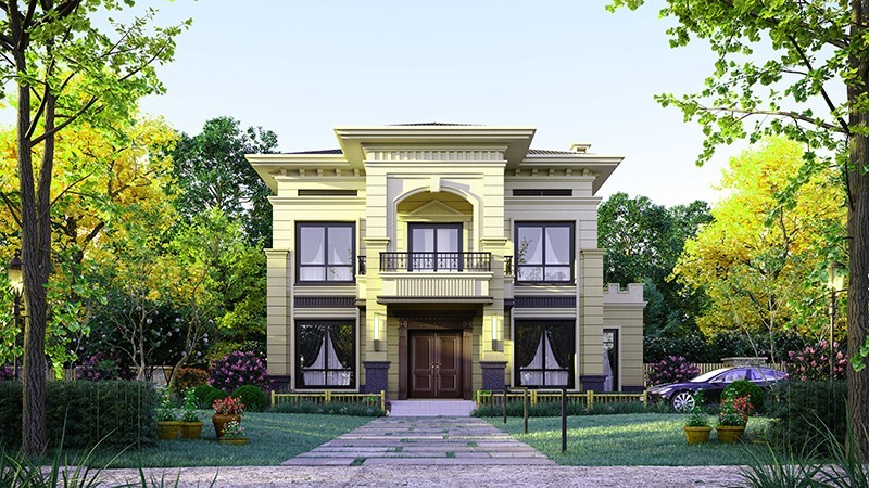 沿滩乡村别墅的墙壁通常用什么砖砌？